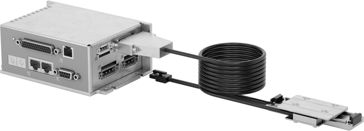 Düşük Profilli Elektrikli Konumlandırma Kaydırma, Otomatik Kontrollü, 18 mm Strok Uzunluğu, 38 mm Toplam Genişlik