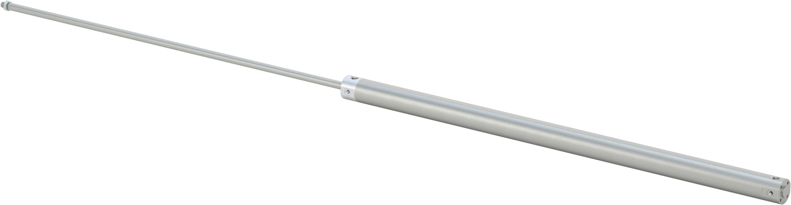 Darbeye Dayanıklı Yuvarlak Gövdeli Hava Silindiri, Sensör Hazır, Yüz/Pivot Montajı, 1" Delik Boyutu, 22" Strok