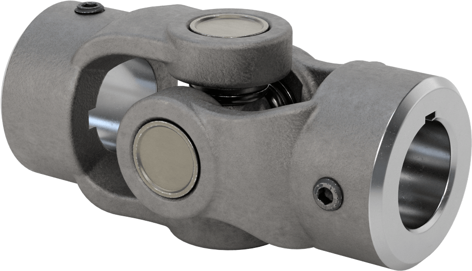 Yüksek Torklu Tekli U-Eklem, Çelik, 1-1/4“ Çap x 1-3/16” Derinlikli Mil için
