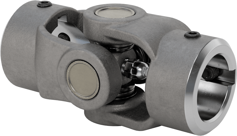 Yüksek Torklu Tekli U-Eklem, Çelik, 1-1/2“ Çap x 1-3/16” Derinlikli Mil için