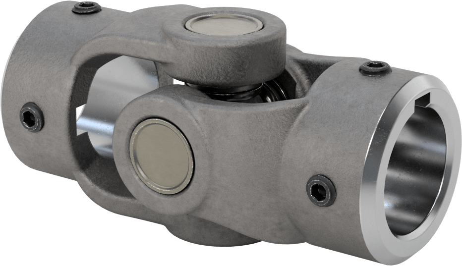 Yüksek Torklu Tekli U-Eklem, Çelik, 1-1/2“ Çap x 1-3/16” Derinlikli Mil için