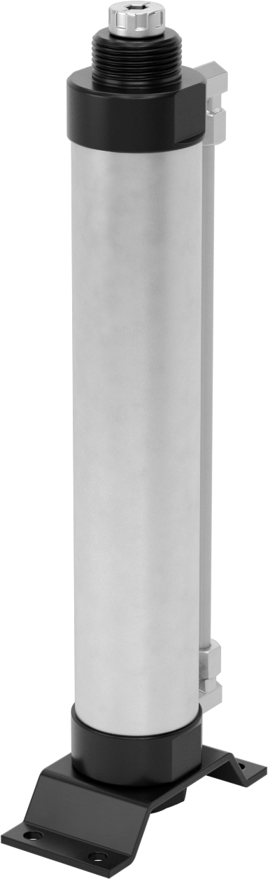 Hava-Hidrolik Güç Ünitesi, 40 mm Delik Çapı, 150 mm Maksimum Yağ Deplasman Aralığı