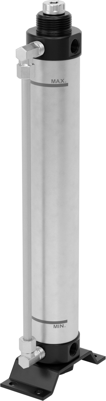 Hava-Hidrolik Güç Ünitesi, 40 mm Delik Çapı, 200 mm Maksimum Yağ Deplasman Aralığı