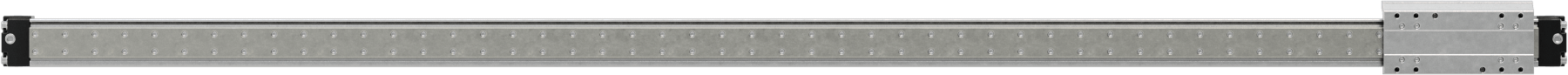 Yüksek Yük Çubuksuz Hava Sürgüsü, 1-1/2" Delik Çapı, 72" Strok Uzunluğu