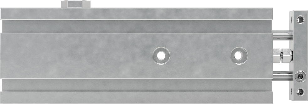 Kilitli Hava Sürgüsü, 6 mm Delik Çapı, 40 mm Strok Uzunluğu