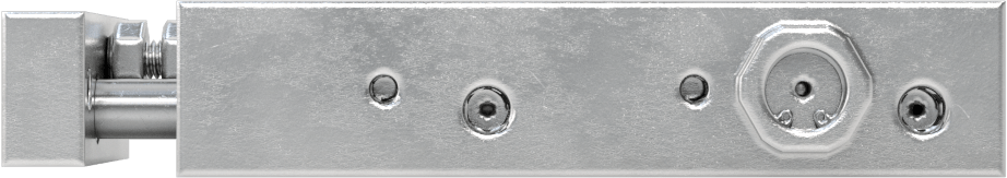 Kilitli Hava Sürgüsü, 10 mm Delik Çapı, 10 mm Strok Uzunluğu