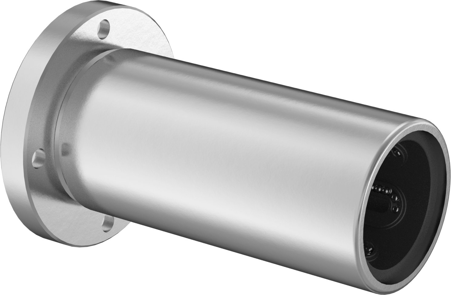Flanş Montajlı Bilyalı Lineer Rulman, Yuvarlak Flanş, 60 mm Mil Çapı, 209mm x 134mm x 134mm