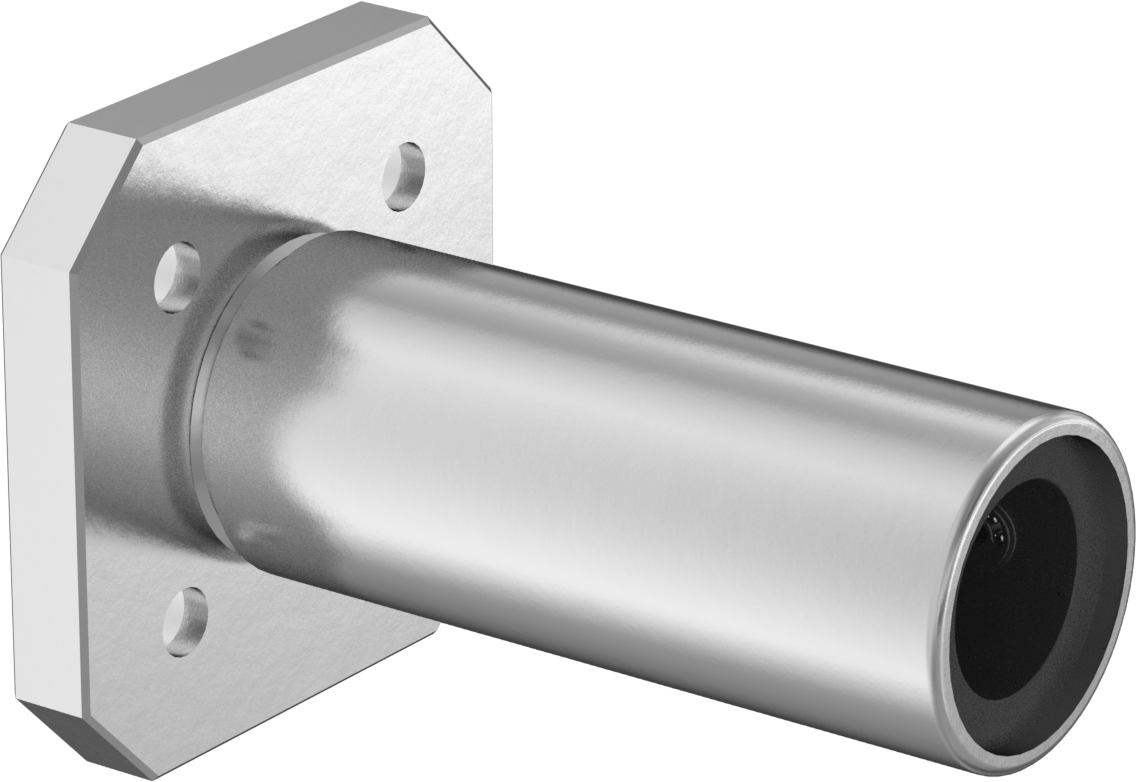 Flanş Montajlı Bilyalı Lineer Rulman, Kare Flanş, 12 mm Mil Çapı için, 61mm x 32mm x 32mm