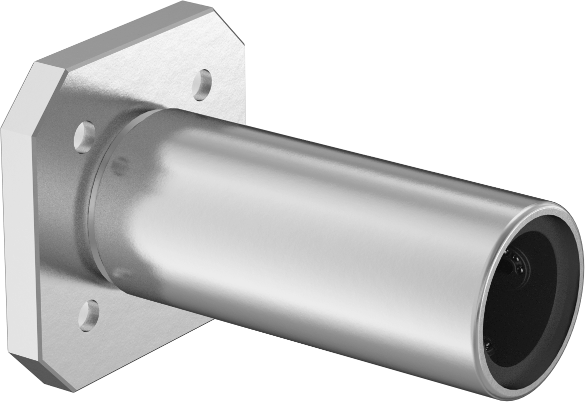 Flanş Montajlı Bilyalı Lineer Rulman, Kare Flanş, 16 mm Mil Çapı için, 68mm x 35mm x 35mm