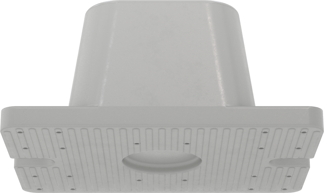 Neopren Titreşim Sönümleyici Cıvatalı Montaj, Çelik Taban ile, Gri, 1/2"-13, 4000 lbs. Kapasite, 2,75 inç Yükseklik