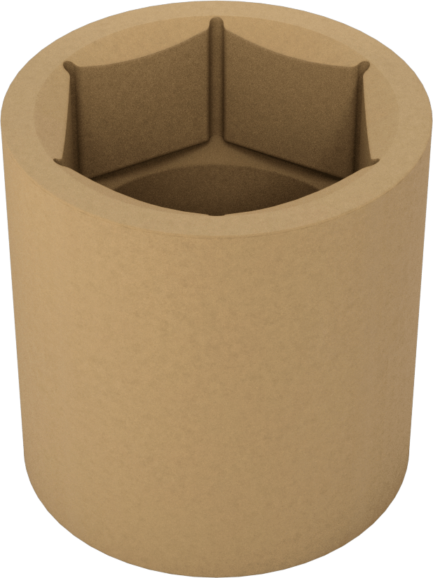 Kıvılcım Çıkarmayan 6 Uçlu Lokma Anahtarı, 3/4" Kare Tahrik, 1-3/4" Boyut