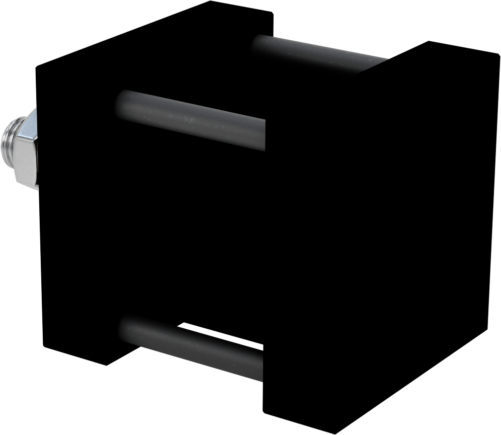 Bağlantı Çubuğu Hava Silindiri, Çift Etkili, 4-1/2" Delik, 5-1/8" Genişlik, 1-1/2" Strok