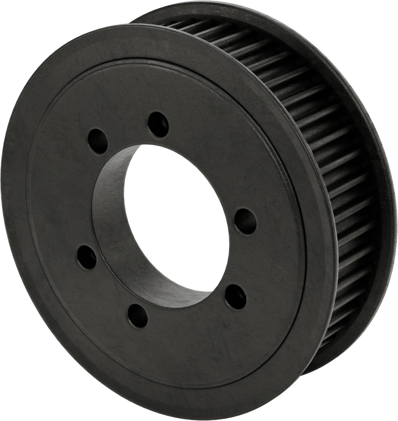 Yüksek Mukavemetli HTD Zaman Kayışı Kasnağı, 30 mm Maksimum Kayış Genişliği için, Burç Montajı, 131.07 mm OD
