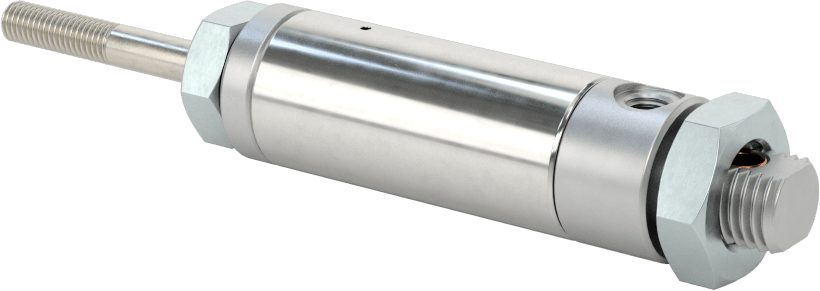 Yuvarlak Gövde Hava Silindiri Montajı, Evrensel Montaj, Hava Uzatma, 5/8" Delik, 1/2" Strok Uzunluğu