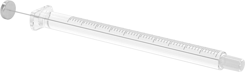 Cam Şırınga, Luer Slip Bağlantılı, 0,01 ml Kapasite