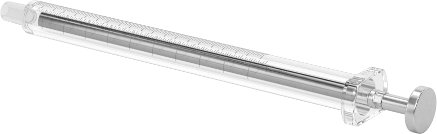 Cam Şırınga, Luer Slip Bağlantılı, 0,5 ml Kapasite