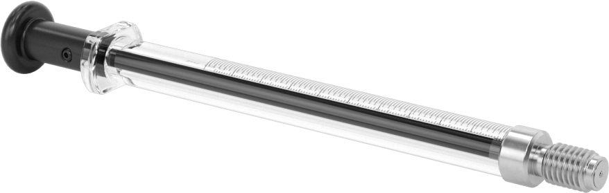 Cam Şırınga, Dişli Bağlantılı, PTFE Piston, 0,5 ml Kapasite