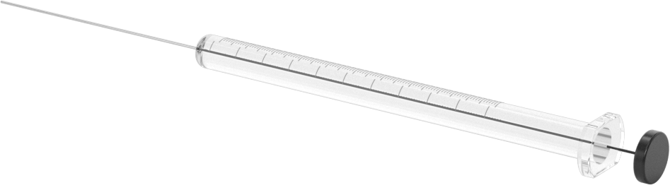 Cam Şırınga, Sabit İğne Değiştirilebilirliği ile, PTFE Piston
