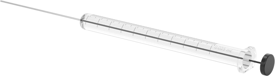 Cam Şırınga, Sabit İğne Değiştirilebilirliği ile, PTFE Piston