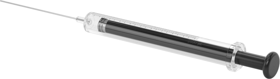 Cam Şırınga, Sabit İğne Değiştirilebilirliği ile, PTFE Piston