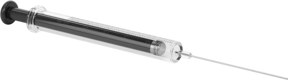 Cam Şırınga, Sabit İğne Değiştirilebilirliği ile, PTFE Piston