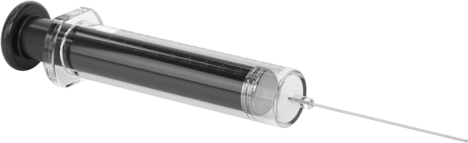 Cam Şırınga, Sabit İğne Değiştirilebilirliği ile, PTFE Piston