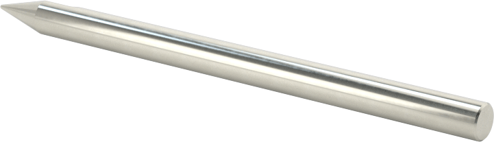 Oyma Uçlu Freze, Kaplamasız, 1 Yiv, 1/8" Freze Çapı, 30 Derece Kesme Açısı