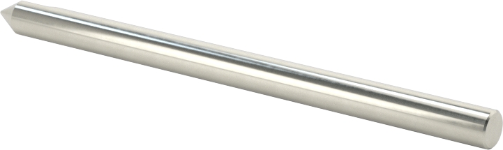 Oyma Uçlu Freze, Kaplamasız, 1 Yiv, 1/8" Freze Çapı, 60 Derece Kesme Açısı