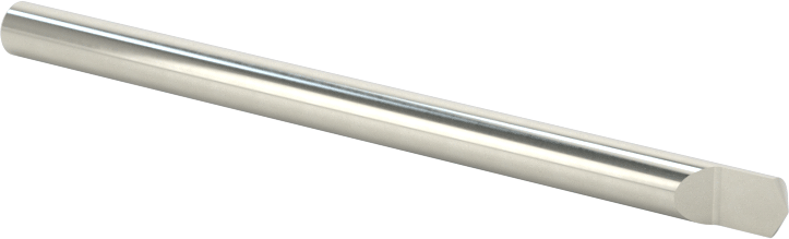 Oyma Uçlu Freze, Kaplamasız, 1 Yiv, 1/8" Freze Çapı, 120 Derece Kesim