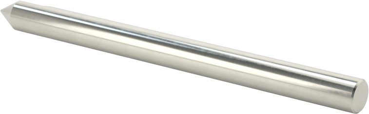 Oyma Uçlu Freze, Kaplamasız, 1 Yiv, 3/16" Freze Çapı, 60 Derece Kesim