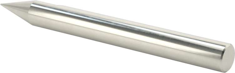 Oyma Uçlu Freze, Kaplamasız, 1 Yiv, 1/4" Freze Çapı, 30 Derece Kesme Açısı
