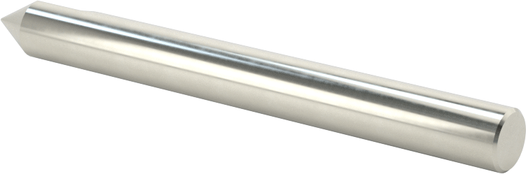 Oyma Uçlu Freze, Kaplamasız, 1 Yiv, 1/4" Freze Çapı, 60 Derece Kesme Açısı