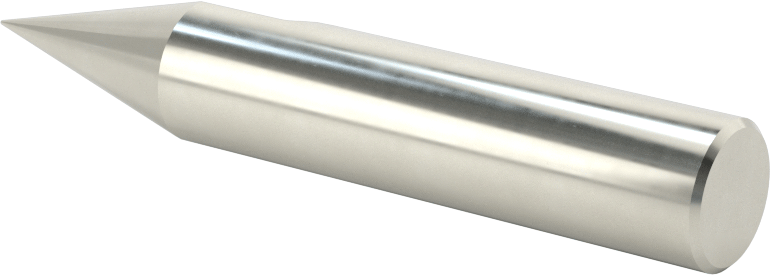 Oyma Uçlu Freze, Kaplamasız, 1 Yiv, 1/2" Freze Çapı, 30 Derece Kesme Açısı