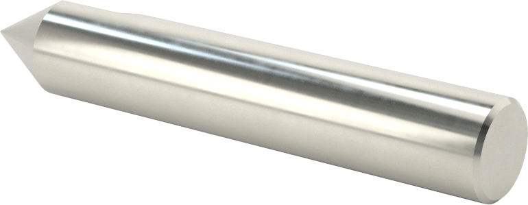 Oyma Uçlu Freze, Kaplamasız, 1 Yiv, 1/2" Freze Çapı, 60 Derece Kesme Açısı