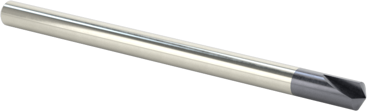 Oyma Uçlu Freze, AlTiN Kaplamalı, 2 Yivli, 1/8" Freze Çapı, 120 Derece Kesim