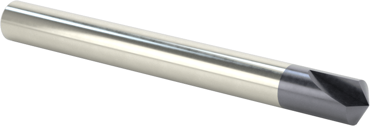 Oyma Uçlu Freze, AlTiN Kaplamalı, 2 Yivli, 1/4" Freze Çapı, 120 Derece Kesim