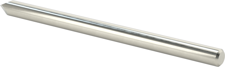 Oyma Uçlu Freze, Kaplamasız, 3 Yiv, 1/8" Freze Çapı, 90 Derece Kesme Açısı