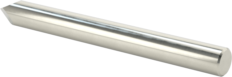 Oyma Uçlu Freze, Kaplamasız, 3 Yiv, 1/4" Freze Çapı, 90 Derece Kesme Açısı