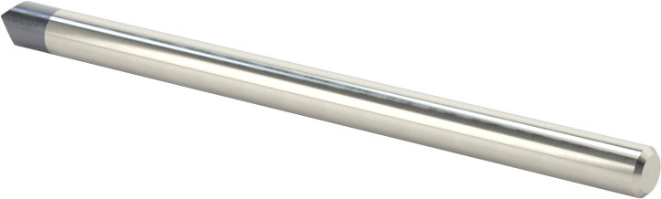 Oyma Uçlu Freze, AlTiN Kaplamalı, 3 Oluk, 1/8" Freze Çapı, 120 Derece Kesim