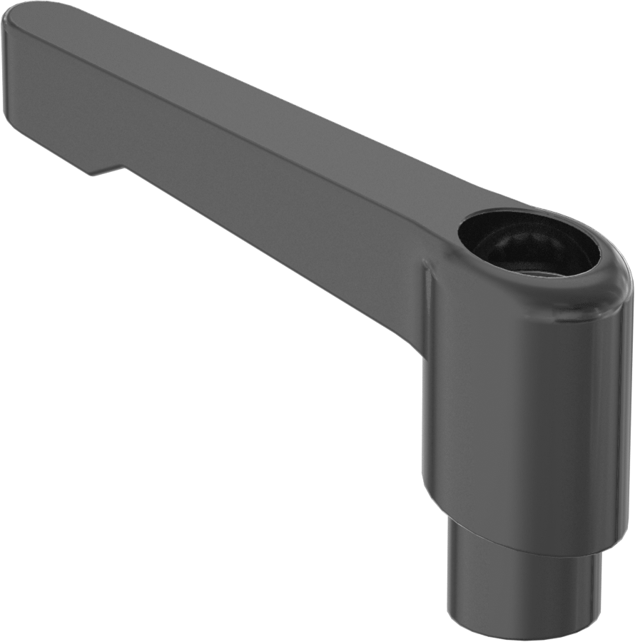 Güvenlik Ayarlanabilir Konumlu Tutamak, 1/2"-13 Dişli Delik, 2-1/2" Çıkıntı
