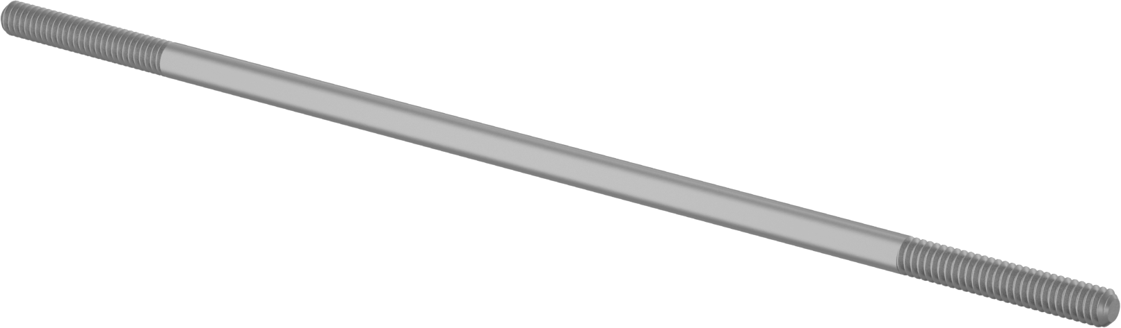Bağlantı Çubuğu, Alüminyum, 9" Toplam Uzunluk, 1/4"-20 Diş