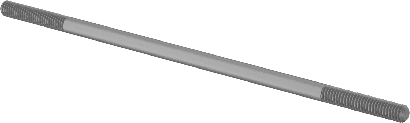 Bağlantı Çubuğu, Karbon Çelik, 9" Toplam Uzunluk, 5/16"-18 Diş