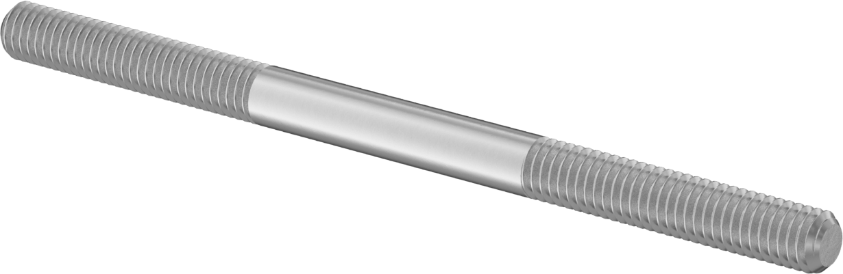 Bağlantı Çubuğu, 18-8 Paslanmaz Çelik, 3" Toplam Uzunluk, 10-32 Diş