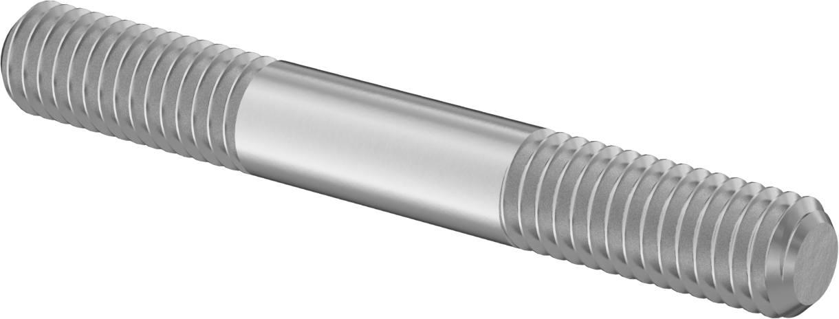 Bağlantı Çubuğu, 18-8 Paslanmaz Çelik, 3" Toplam Uzunluk, 3/8"-16 Diş