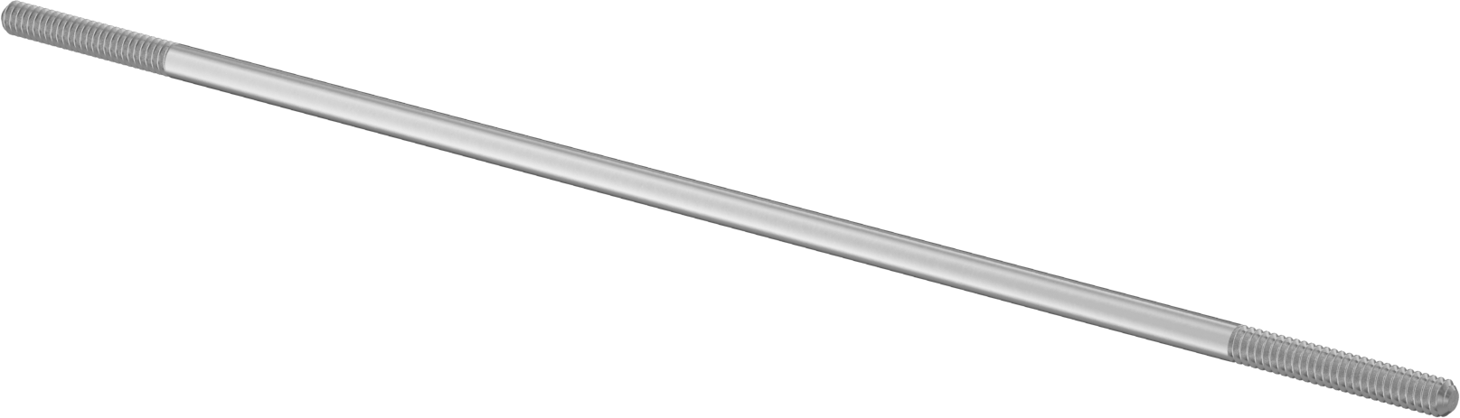 Bağlantı Çubuğu, 18-8 Paslanmaz Çelik, 9" Toplam Uzunluk, 10-24 Diş