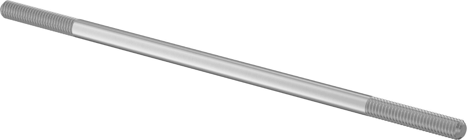 Bağlantı Çubuğu, 18-8 Paslanmaz Çelik, 9" Toplam Uzunluk, 5/16"-18 Diş