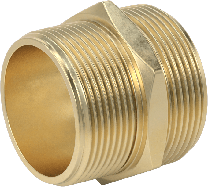 Yangın Söndürme Hortumu Bağlantı Parçası, Adaptör, 2-1/2 NH/NST Erkek x 2-1/2 NPT Erkek
