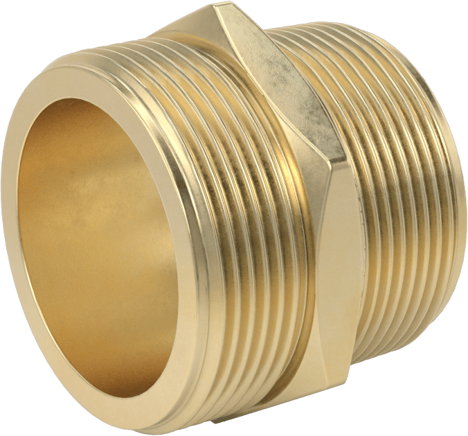 Yangın Söndürme Hortumu Bağlantı Parçası, Adaptör, 2-1/2 NH/NST Erkek x 2-1/2 NPT Erkek