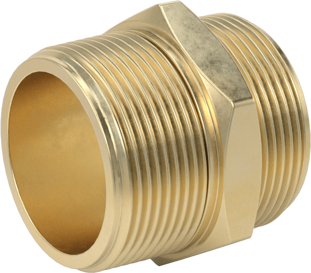 Yangın Söndürme Hortumu Bağlantı Parçası, Adaptör, 1-1/2 NPSH Erkek x 1-1/2 NPT Erkek