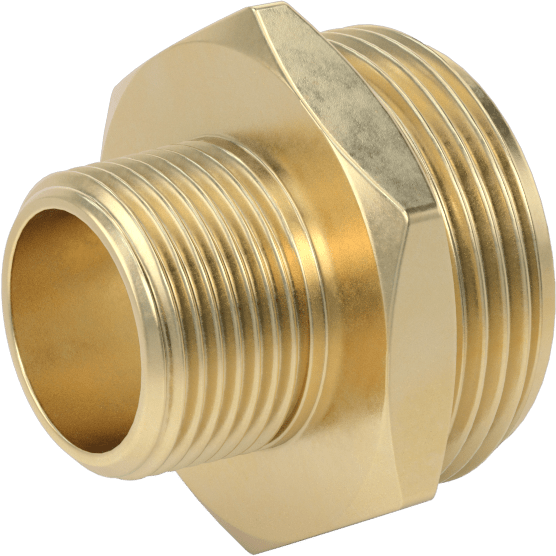 Yangın Söndürme Hortumu Bağlantı Parçası, Redüksiyon Adaptörü, 1-1/2 NH/NST Erkek x 1 NPT Erkek
